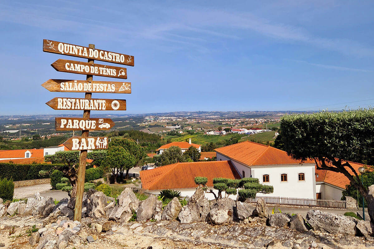 Vista-Espaço Eventos e Reuniões - Quinta do Castro em Pragança Serra de Montejunto, restauração, eventos